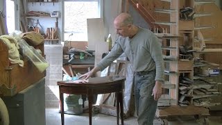 Restoring a Federal Card Table - Thomas Johnson Antique Furniture Restoration