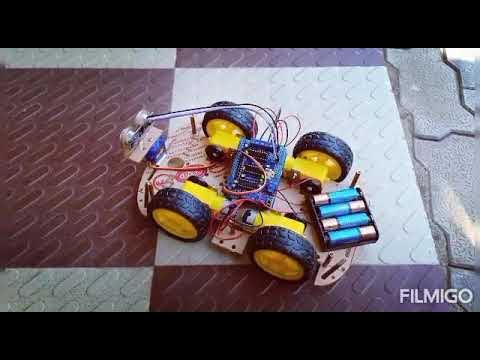 OBSTACLE AVOIDING CAR USING ARDUINO UNO - YouTube