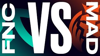 FNC vs. MAD | Game 5 | LEC Season Finals - Lower Final -  Fnatic vs. Mad Lions | GAME 5 (2023)