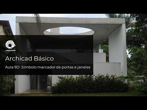 Archicad: Aula 9D Símbolo marcador de portas e janelas