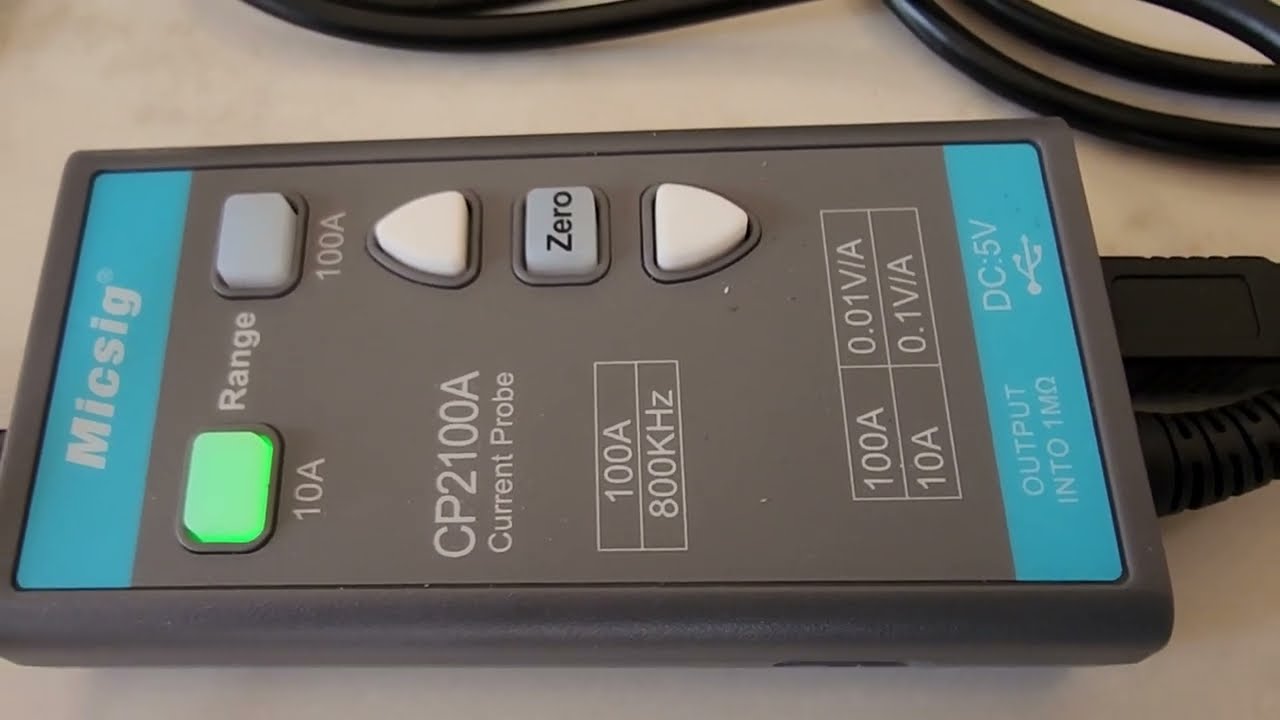 Micsig AC/DC Current Probe CP2100A 800kHz 100A