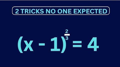 This Fractional Power Trick Caught Everyone Off Guard! 😲