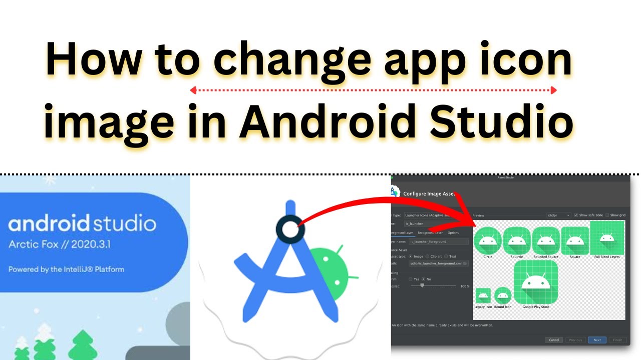 How To Change App Icon In Android Studio How To Set App Icon In