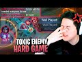 Heavy situation enemy being toxic and we are losing  mobile legends nolan