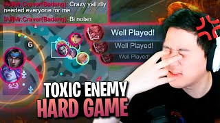 Heavy situation, Enemy being toxic and we are losing | Mobile Legends nolan screenshot 5