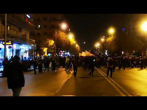 Ένταση μεταξύ διαδηλωτών στην πορεία για Γρηγορόπουλο - GRTimes.gr