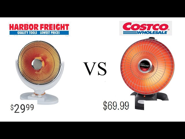 Parabolic HEATERS! Harbor Freight vs Costco Presto HeatDish - YouTube