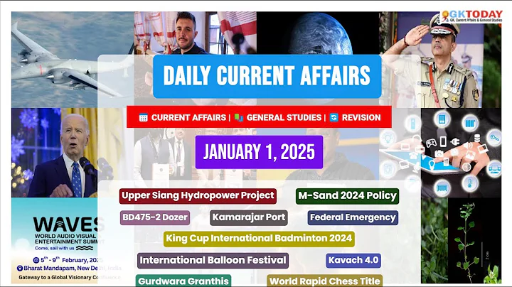 GKToday Current Affairs 🎯 1 January, 2025