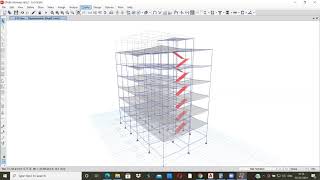 EP-9. Analysis and Design of G+5 floor Building using ETABS.