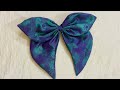 Amazing  tarike se banaye hair ponitail bow🤭।Diy ponytail bow clip for beginners ❤️।