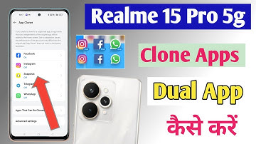 Realme 15 Pro 5g Dual App Setting/ How to Create Dual Apps in Realme 15 pro 5G