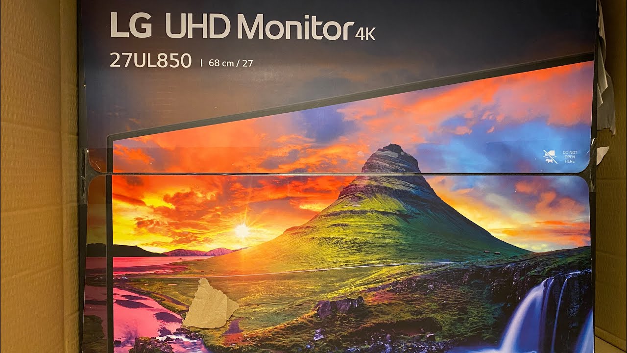 LG 27UL850W 4K USBC Monitor Unboxing und erster Eindruck YouTube