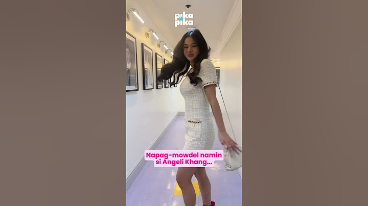 Napag-mowdel namin si Angeli Khang...