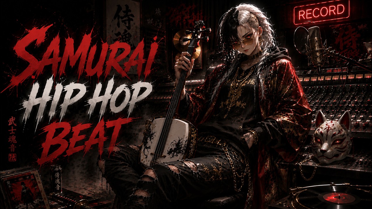 Shadow Bushido Beats 🌙🔥 | Epic Samurai Hip-Hop with Traditional