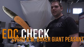 EDC Check with the Svord B.W. Baker GIANT Peasant