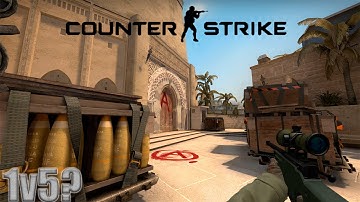 CSGO | DMG 1v5 awp ace on mirage!!