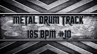 Thrash Metal Drum Track 185 BPM (HQ,HD)