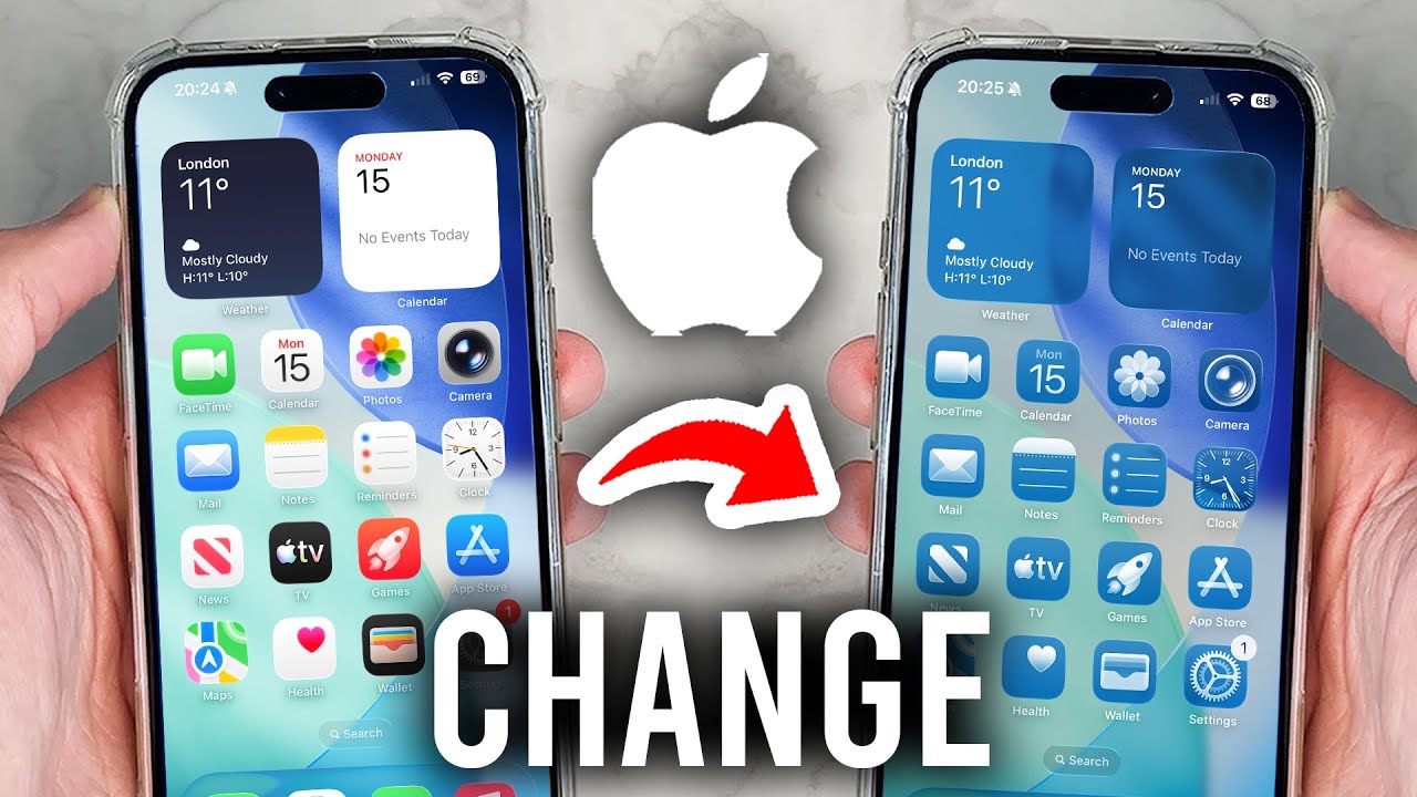 How To Change App Icons On iPhone - Step By Step - YouTube
