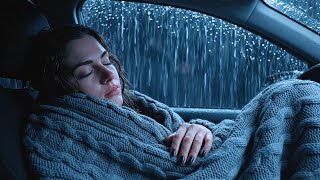 Soft Rain on Car Windows at Night for Calm Sleep and Cozy Relaxation screenshot 2