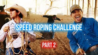 Speed Roping Challenge Part 2 Can He Go Fast For 400