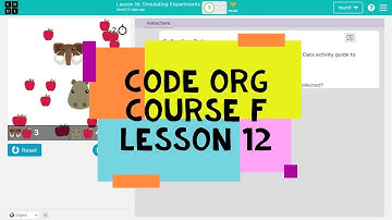 Code.org Course F Lesson 12 Simulating Experiments - Code Org Lesson 12 Answers Level 1 to 3