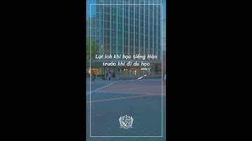 ✨ Lợi ích khi học tiếng Hàn trước khi đi du học  - #Shorts DU HỌC HÀN QUỐC 🇰🇷