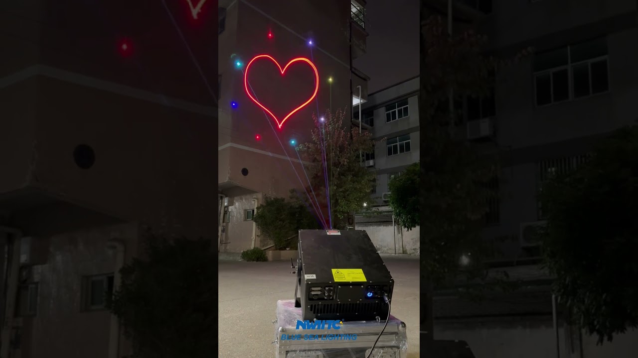 Outdoor 30w rgb animation laser light outdoor effect 