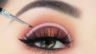 Half Moon HALO Eyeshadow Makeup Tutorial for Beginners | How to do Halo Eyes the Easy Way!