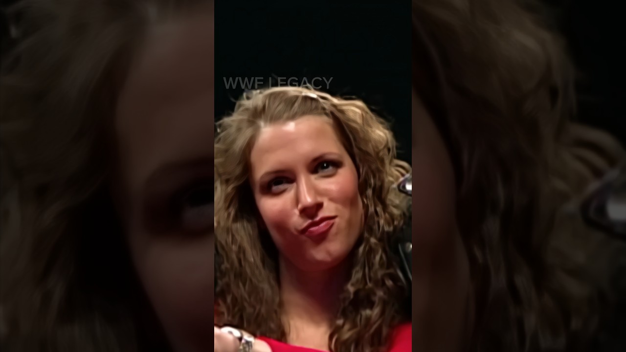 The Rock imitates Triple H ft. Stephanie 😆 #shorts