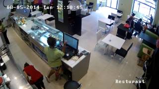 Thief caught on camera in Kinshasa