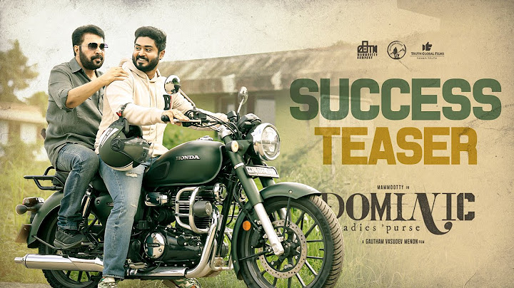 Dominic and The Ladies Purse Success Teaser | Mammootty | Gautham Vasudev Menon | MammoottyKampany