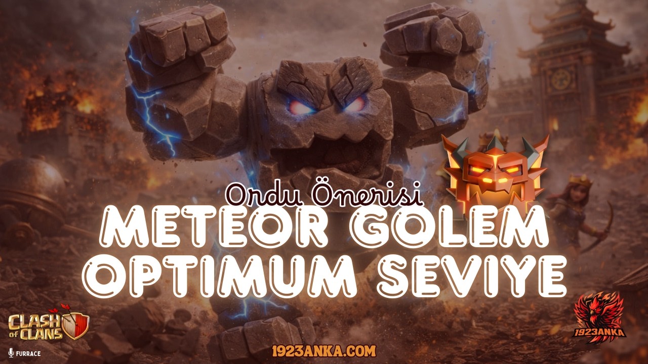NERF YETMEDİ! Meteor Golem Hâlâ Yıkıyor | Clash of Clans (Canlı/Live)