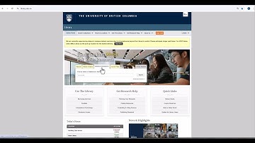 UBC Library: Finding and Choosing Databases