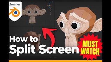 Split Screen and Remove Split Screen in Blender
