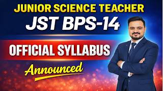 Official Syllabus Junior Science Teacher Jst Bps -14