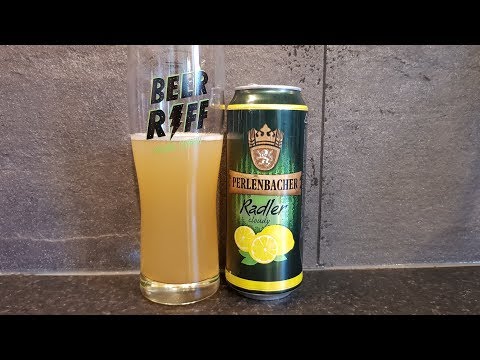 I Try My First Radler Beer By Perlenbacher Radler Cloudy | Shandy Review