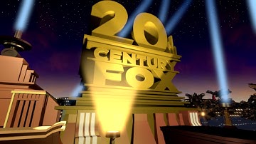 Custom of the 20th Century Fox 2009 logo in Blender
