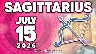 𝐒𝐚𝐠𝐢𝐭𝐭𝐚𝐫𝐢𝐮𝐬 ♐ 🛐THE BIG MOMENT HAS COME! GOD REWARDS YOU😇🎁 Horoscope for today JULY 15 2026 🔮 #zodiac