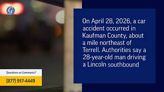 Man Injured in Accident on FM 429 in Kaufman County