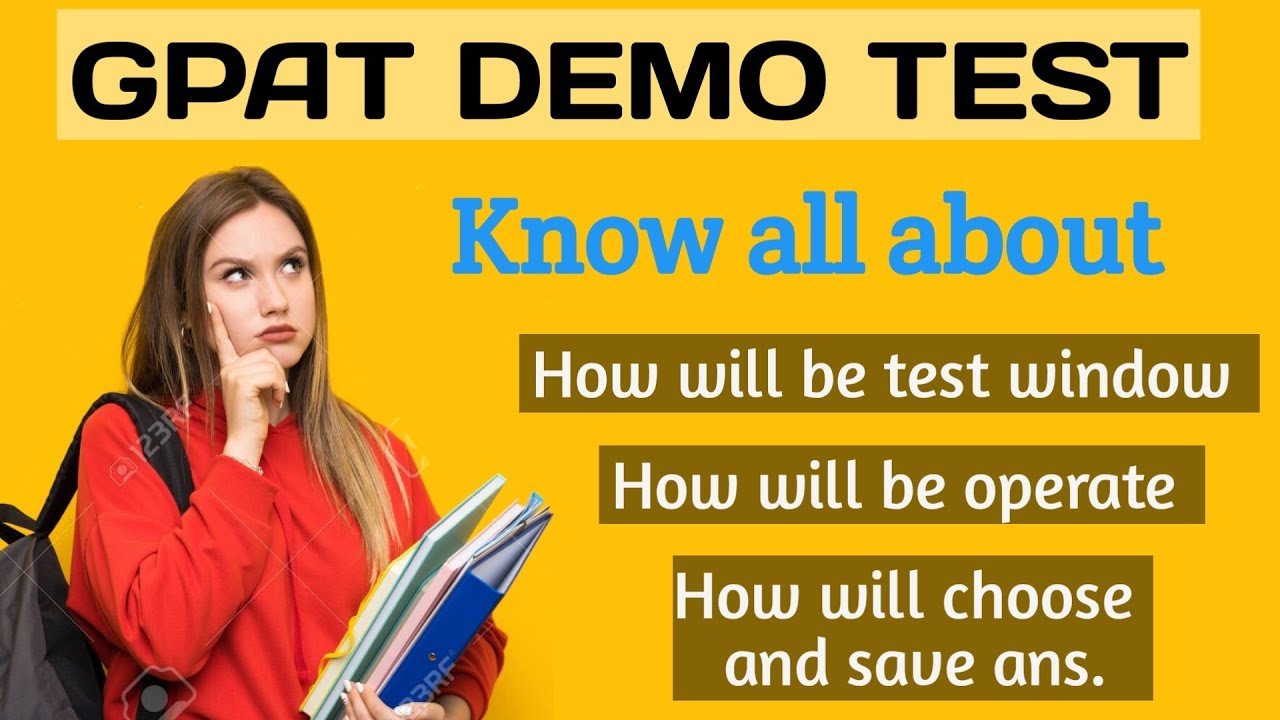 GPAT 2023 online test demo | gpat 2023 demo test | Mock test Gpat 2023 | How will be GPAT 2023 test