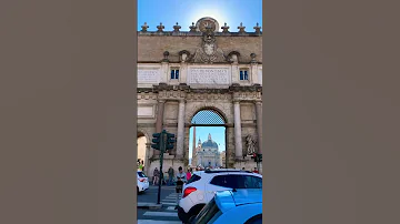 Piazza del Popolo - Rome Italy Summer 2023 #romeitaly #rome #piazzadelpopolo