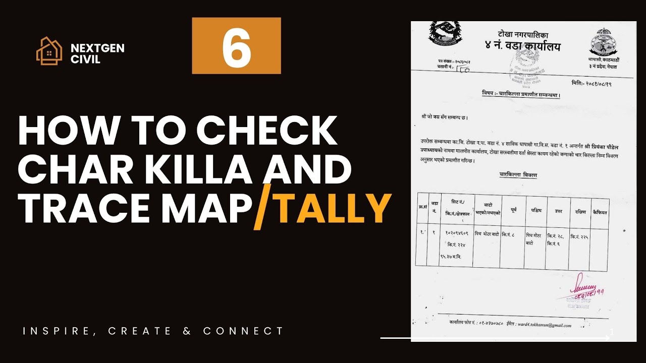 EP-06 | How to Check Char Killa and Trace Map | Property Valuation ...