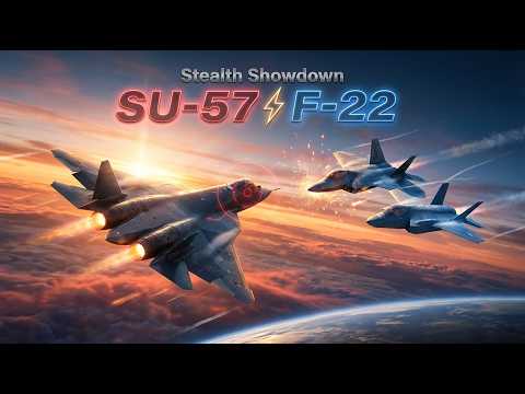 Su-57: Russia’s Stealth Threat vs America’s Air Dominance | F-22 & F-35 Face the Phantom