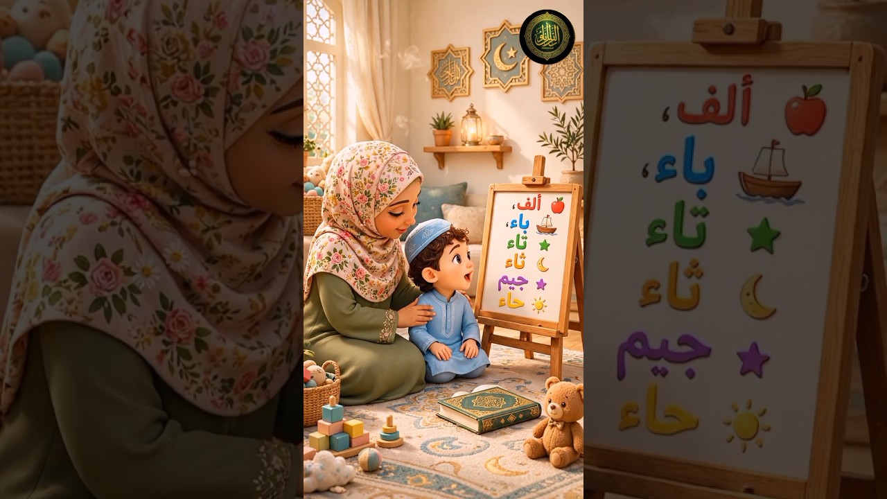 تعلم الحروف العربية مع أمي ❤️