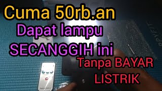 UNBOXING & REVIEW LAMPU SOLAR CELL sensor BK-818-4