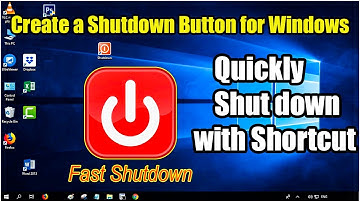 Quickly Shutdown with Shortcut in Windows || How to Create a Shutdown Button for Windows 10 or 11