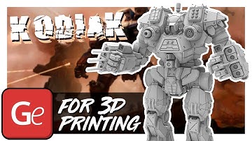 Kodiak MWO 3D Model | Assembly by Gambody