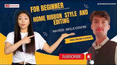 7. Microsoft WordHOME TAB  FULL STYLES AND EDITING GROUP #tutorial #msword #mswordtutorial #logo