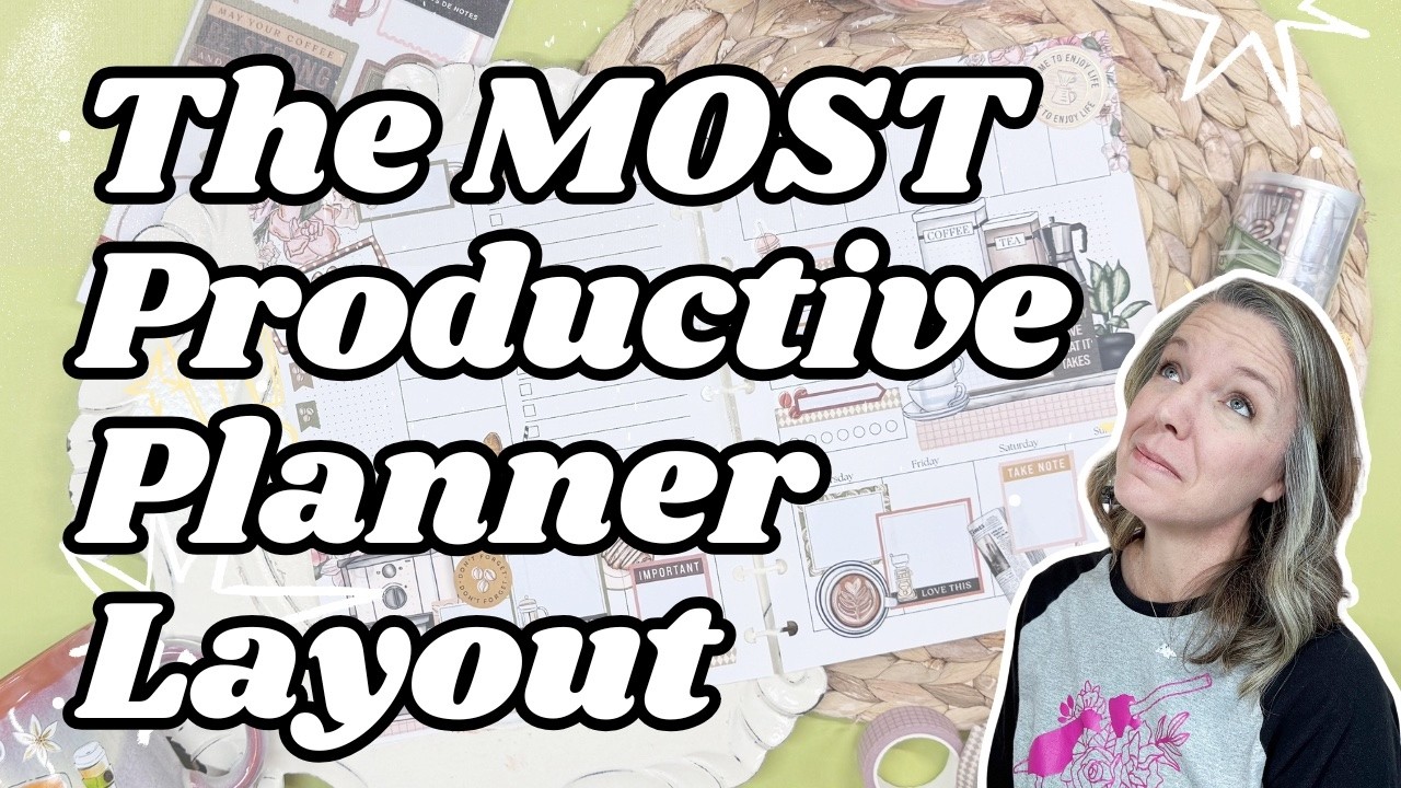 Самый продуктивный макет планировщика | Вот как я упростила его с помощью одного эффективного макета