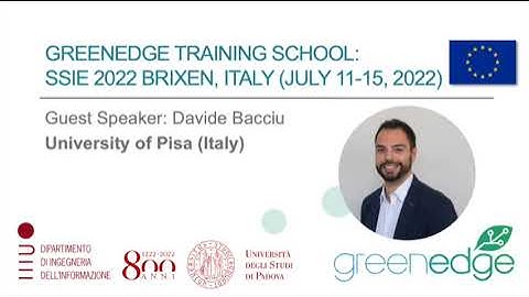 Davide Bacciu - Fundamentals of Reservoir Computing - Part 2/2